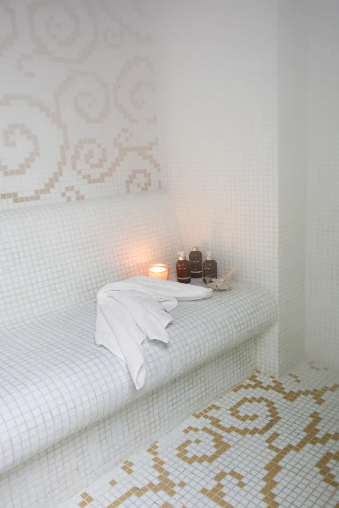 Rasul steam chamber at Banksia Boutique Spa