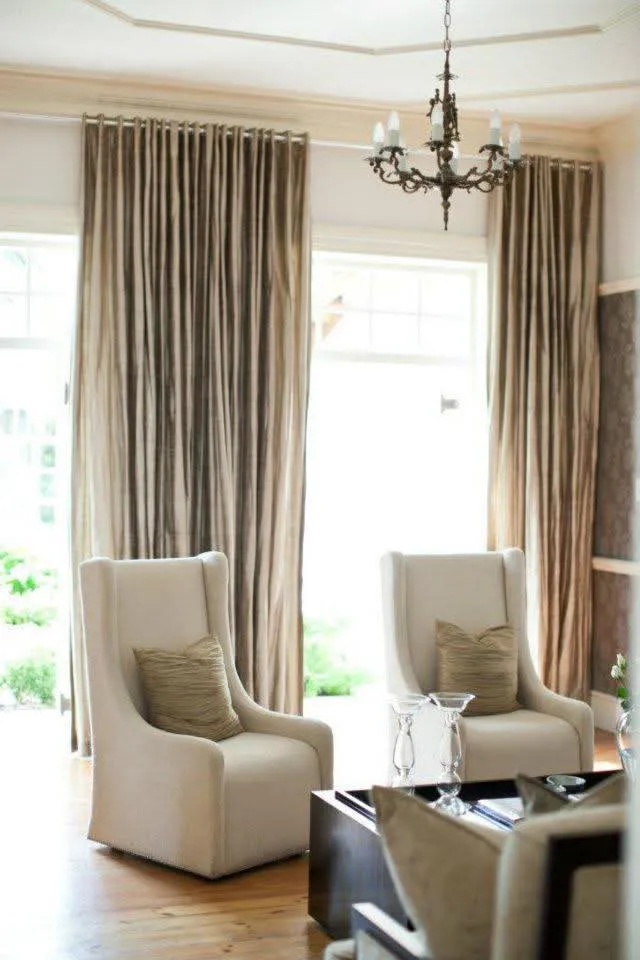 Lounge chairs by the windows
