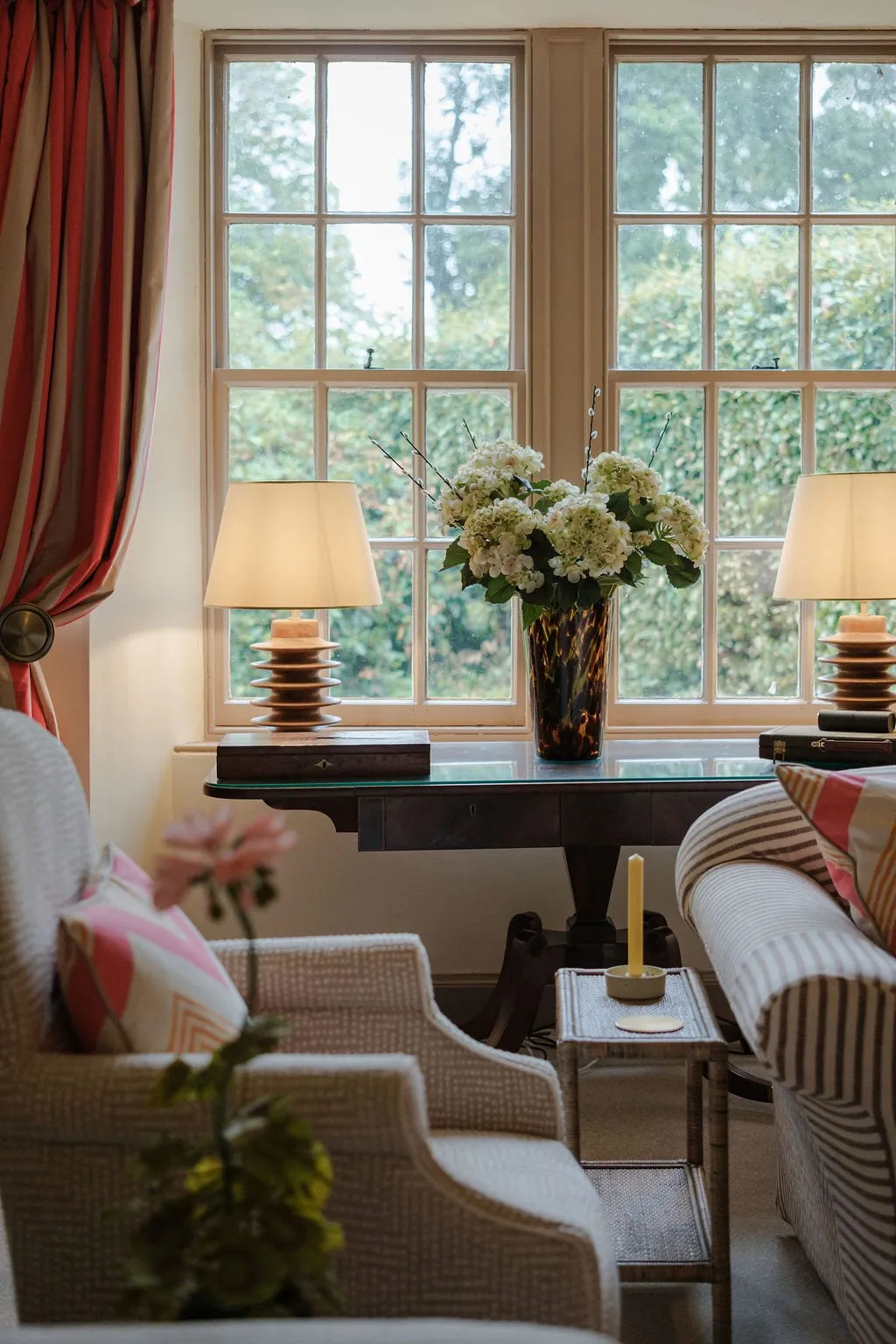 A ground-floor room at Lawton House