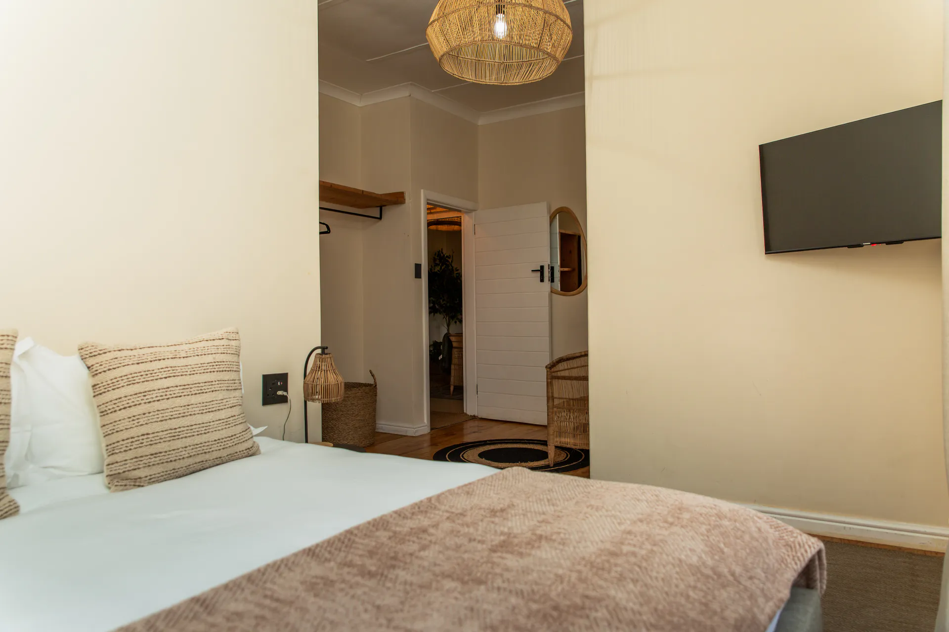 Ground Floor Apartment bedroom looking through to the next room