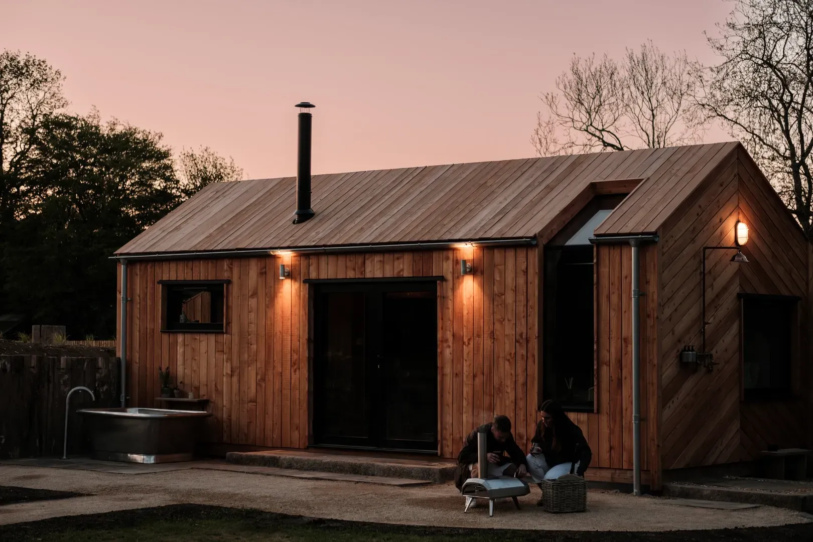 Rise cabin exterior at The Wild Root