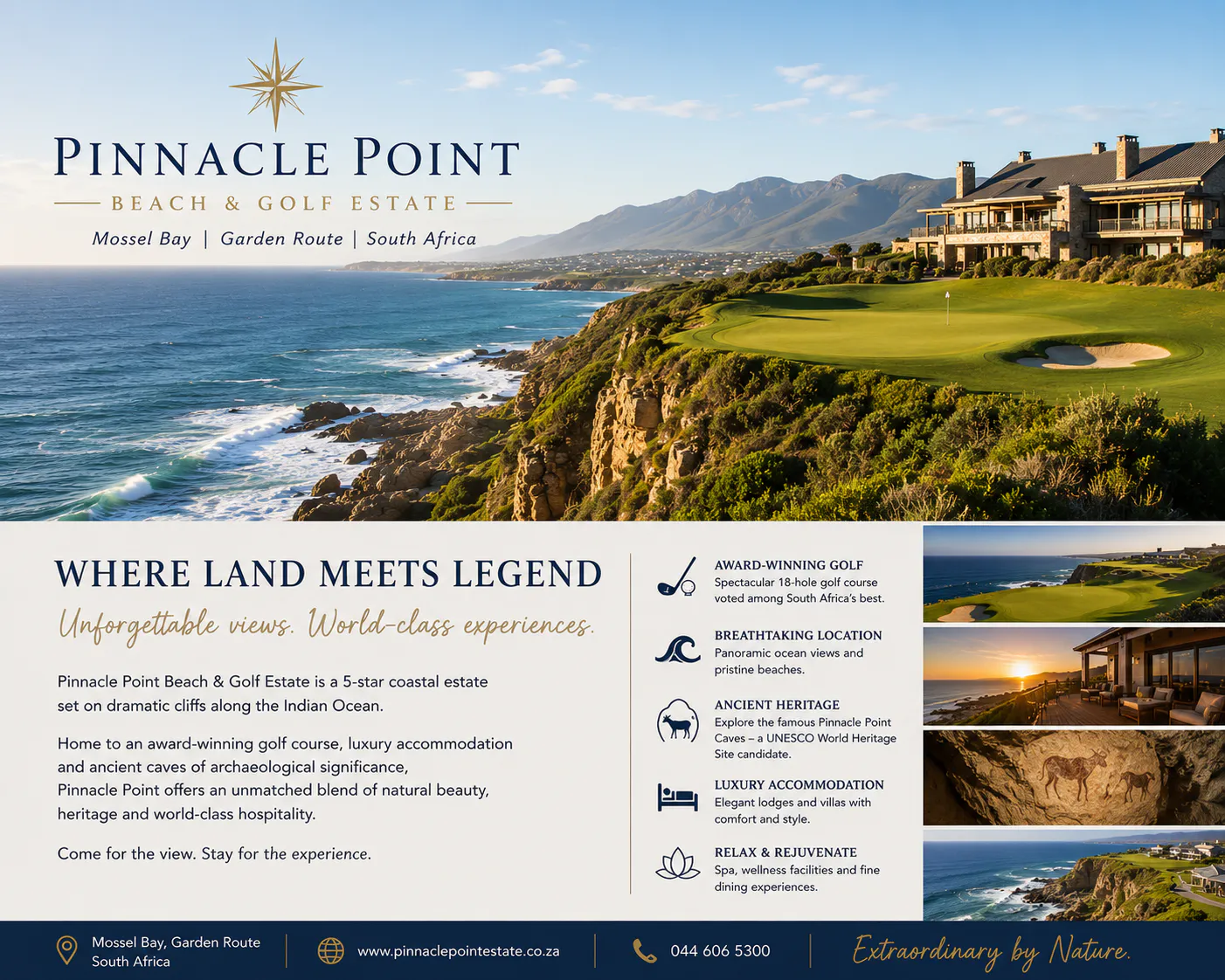 Pinnacle Point Beach and Golf Estate in Mossel Bay