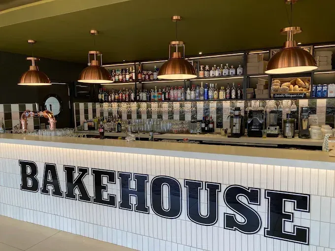 The Bakehouse bar and dining counter at Silver Lakes